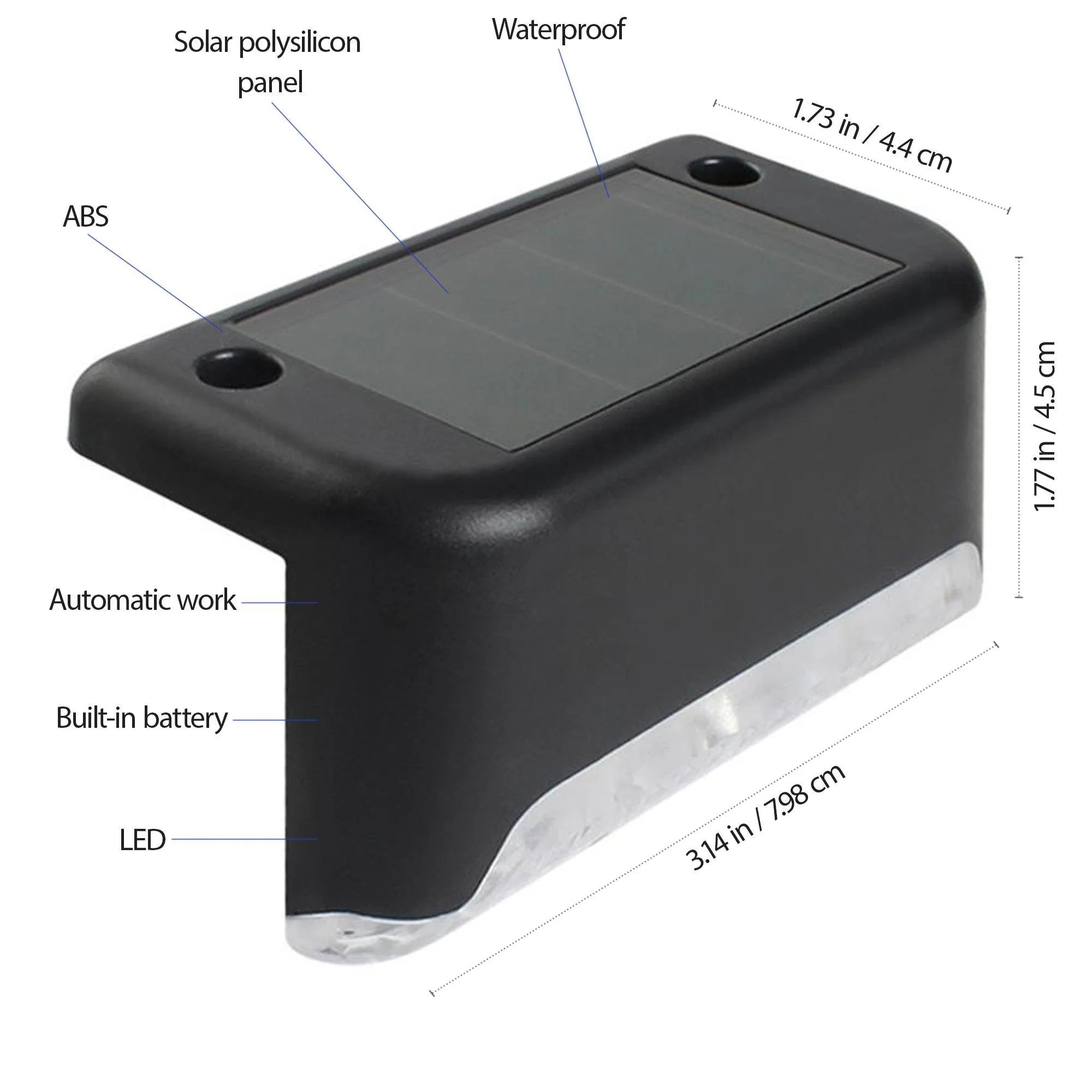 Baubiology Solar Deck Lights